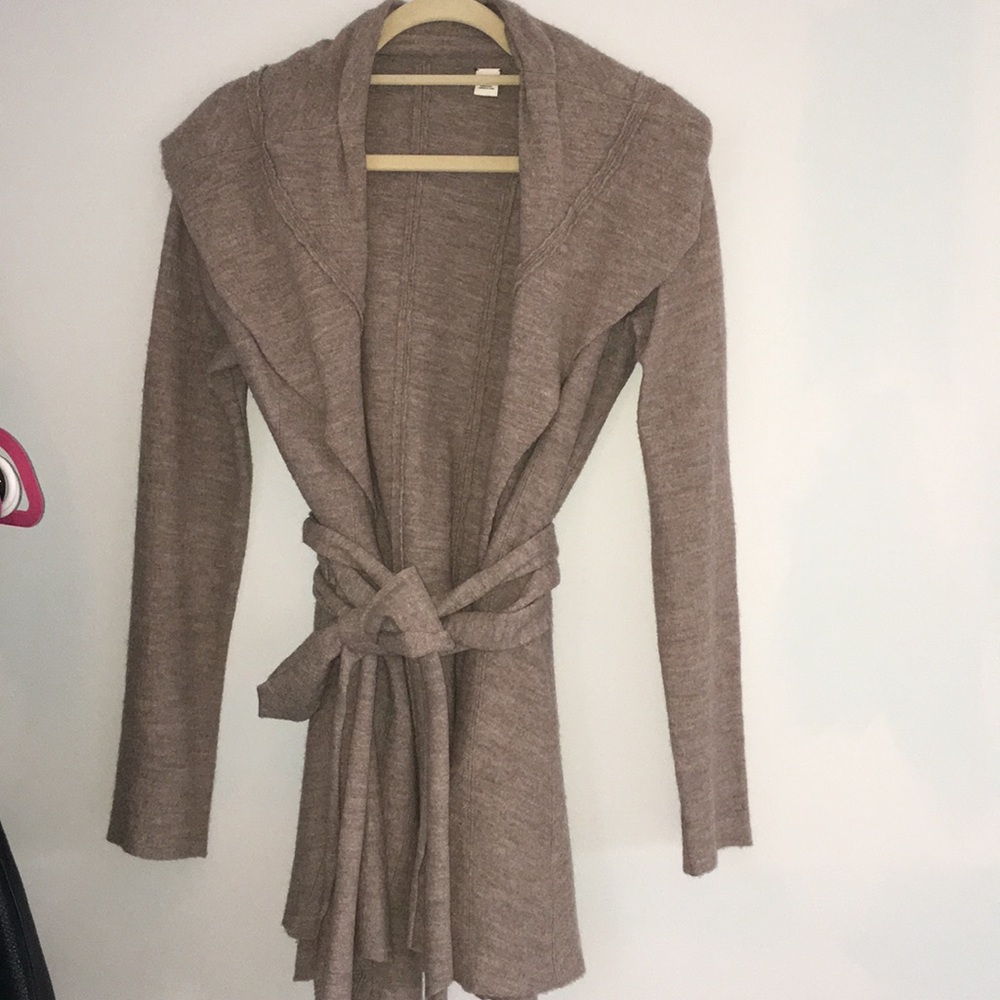 Anthropologie wool sweater coat